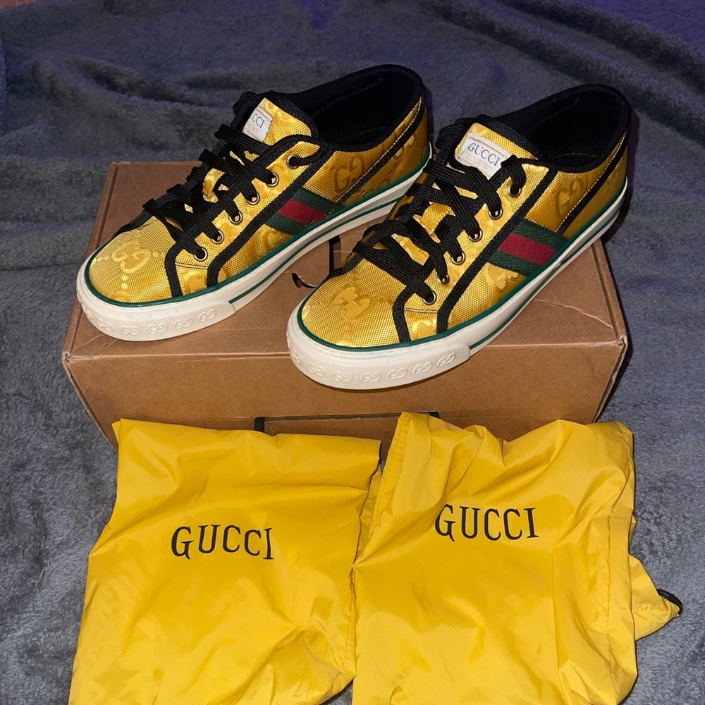Authentic (Yellow) Men Gucci Sneakers